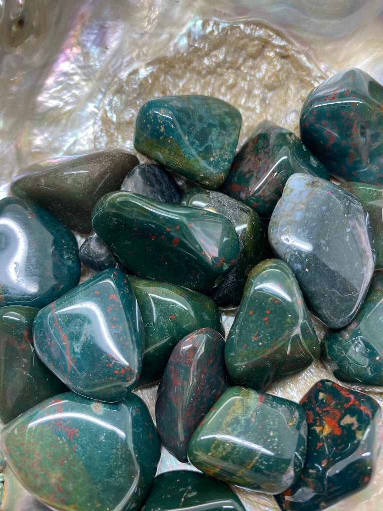 Bloodstone Tumble Stones