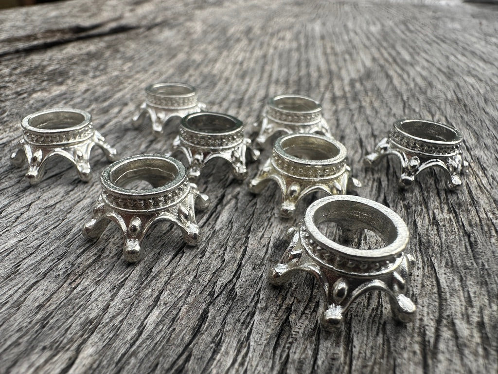 Mini Crystal Sphere Holders - Stainless Steel Display Stands