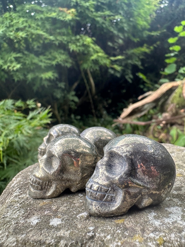 Pyrite Skull