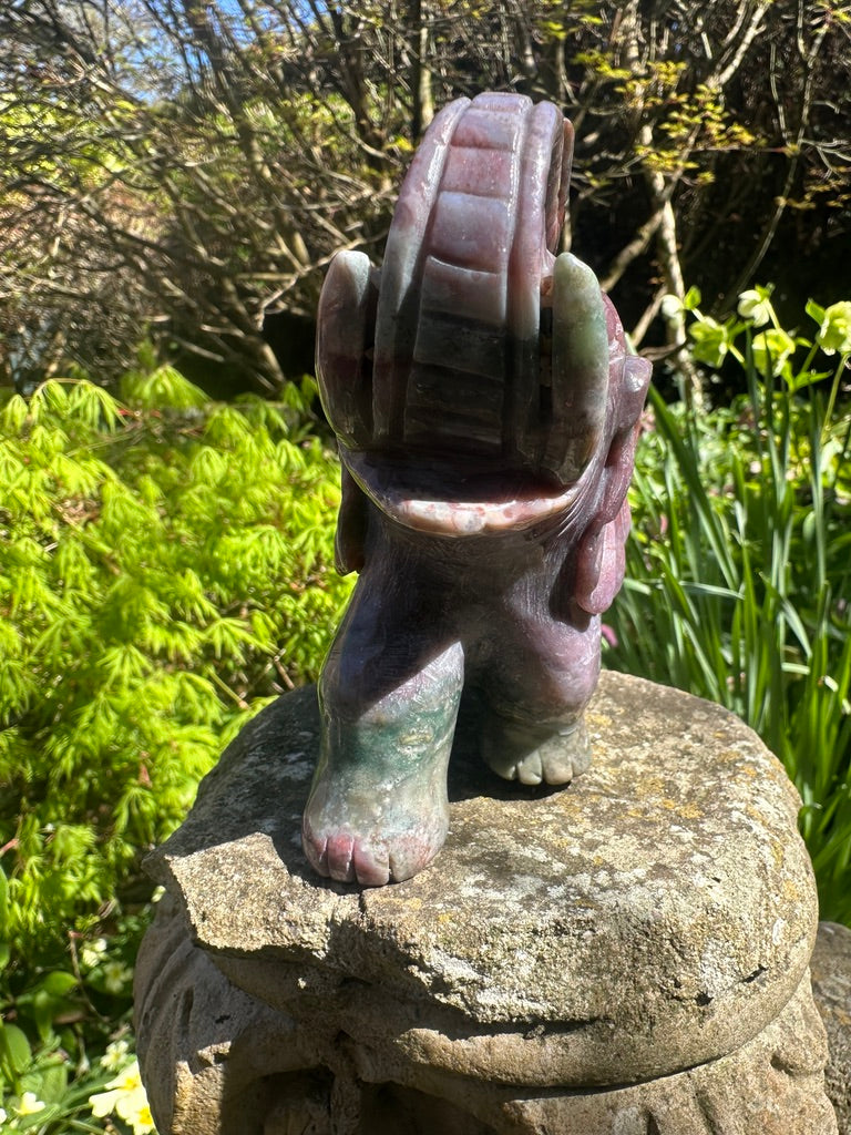 Ocean Jasper Handcarved Elephant