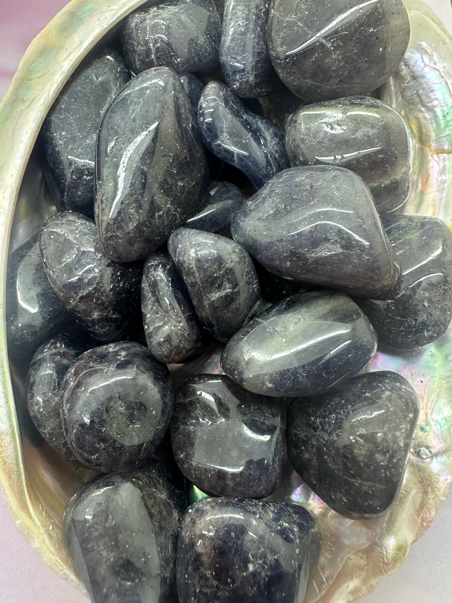 Iolite / Cordierite Large Tumble Stones