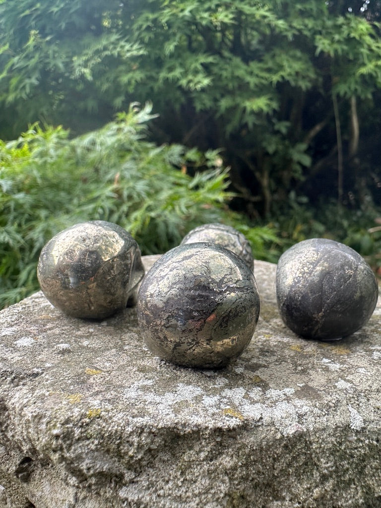 Pyrite Skull
