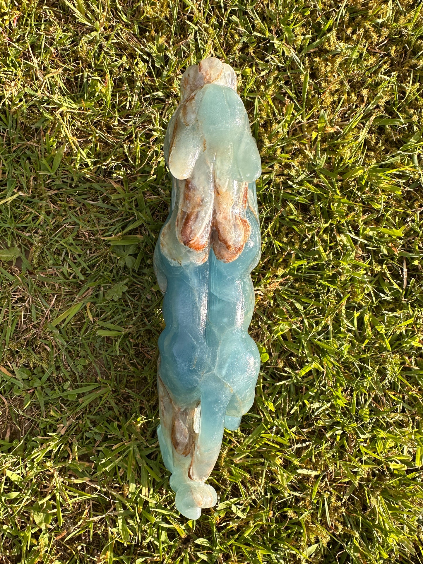 Aquatine Lemurian Calcite Tiger