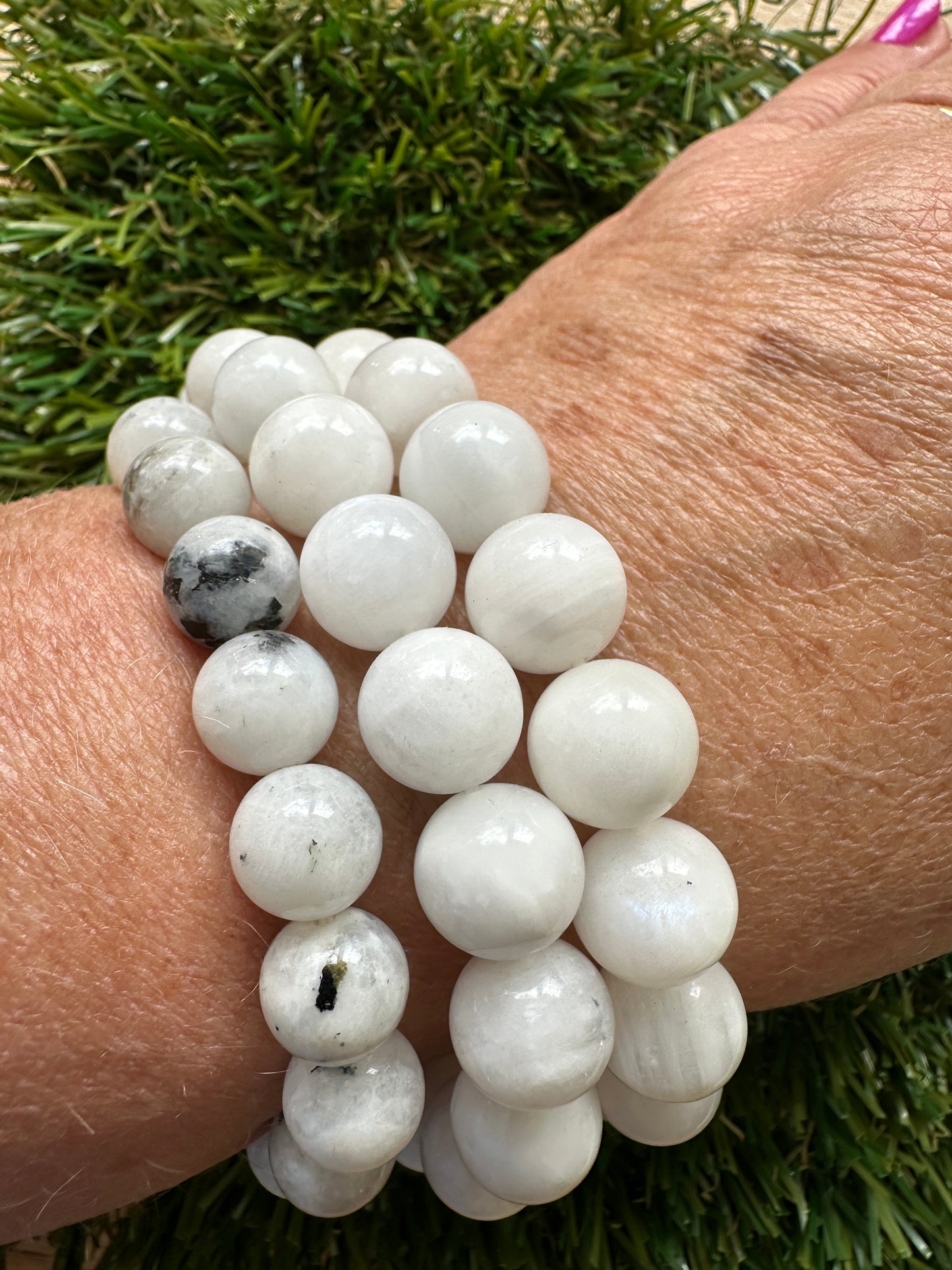 Moonstone Rainbow Bracelets