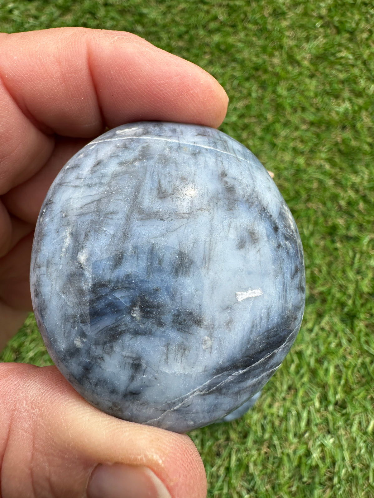 Opal Blue Palm Stones