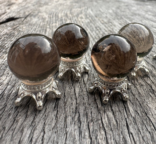 Smoky Quartz Mini Spheres