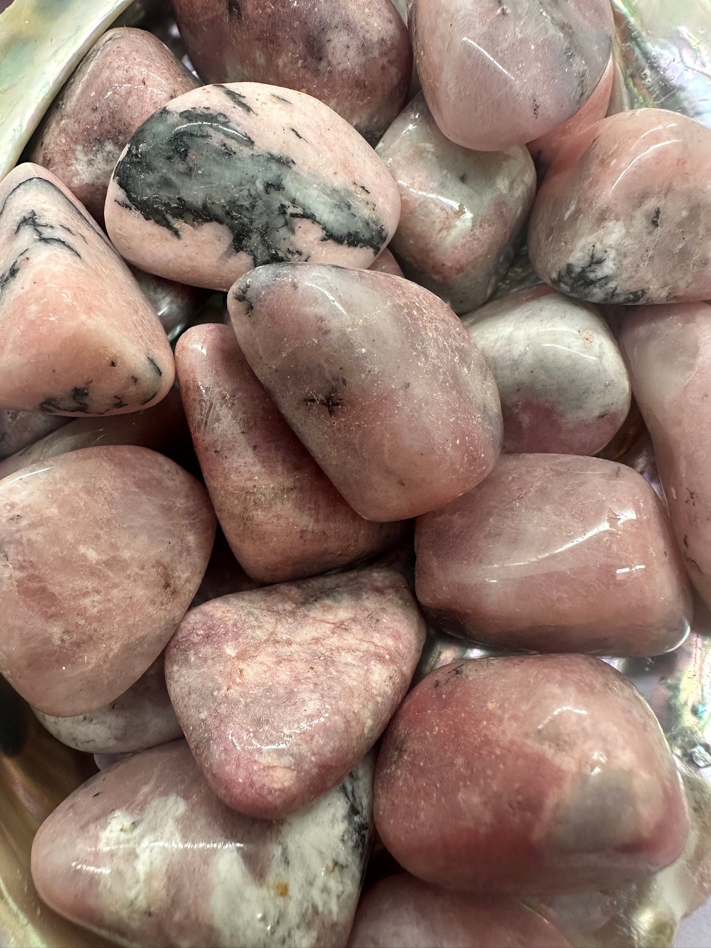 Petalite Pink Large Tumble Stones