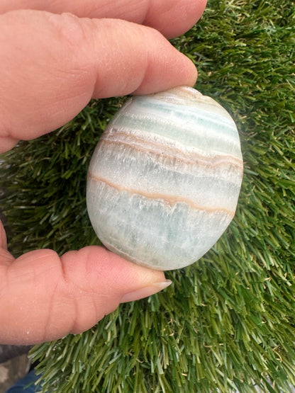 Caribbean Calcite Palm Stones - Adds A Calming Vibe To Your Space