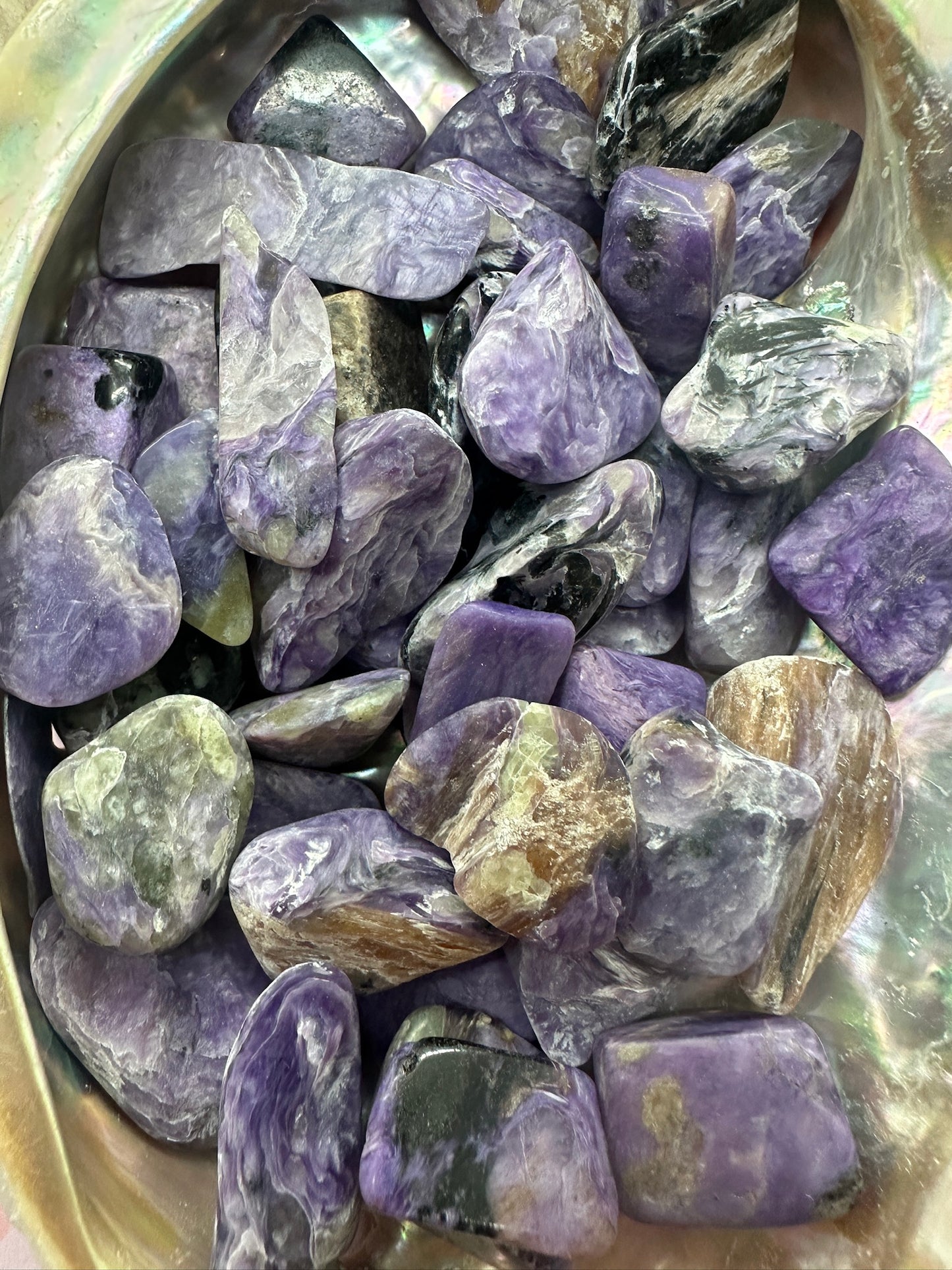 Charoite Purple Tumble Stones (Rare)