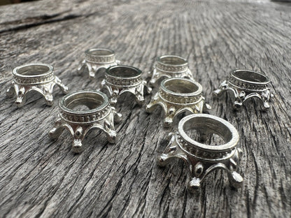 Mini Crystal Sphere Holders - Stainless Steel Display Stands