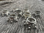 Mini Crystal Sphere Holders - Stainless Steel Display Stands