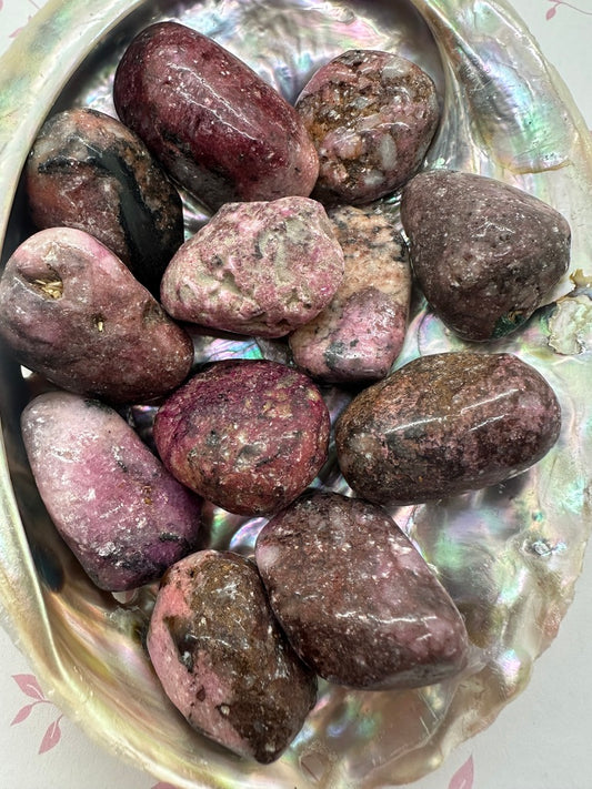 Cobalto Calcite Tumble Stones