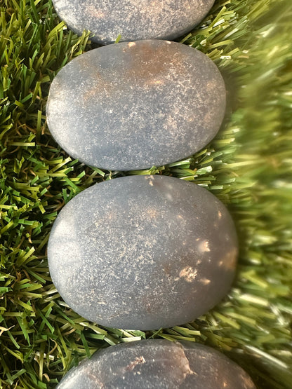 Angelite Palm Stones - The Stone Of Peace, Angels And Higher Connection
