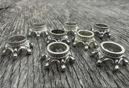 Mini Crystal Sphere Holders - Stainless Steel Display Stands