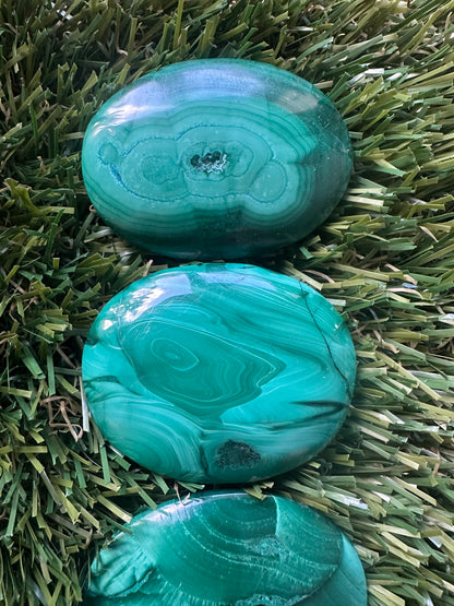 Malachite Palm Stone – Stone of Transformation And Divine Protection