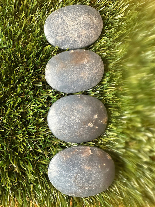 Angelite Palm Stones - The Stone Of Peace, Angels And Higher Connection