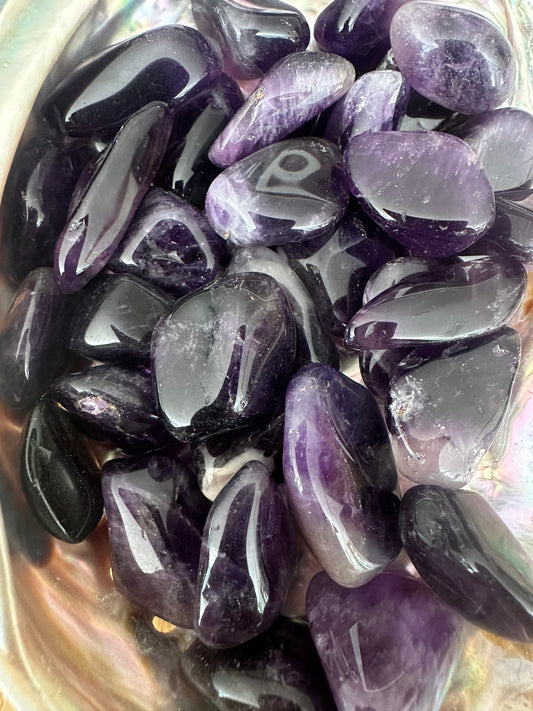 Amethyst Tumble Stones (Dark)
