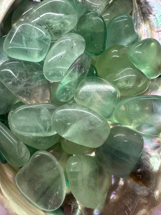 Fluorite Green Tumble Stones