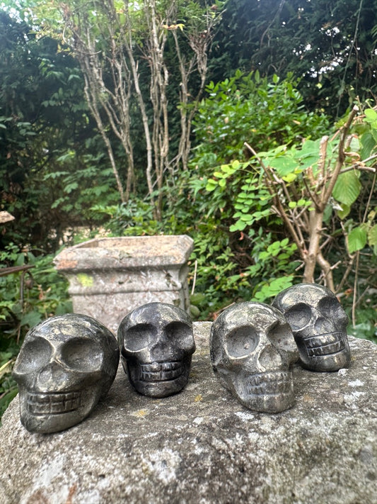 Pyrite Skull