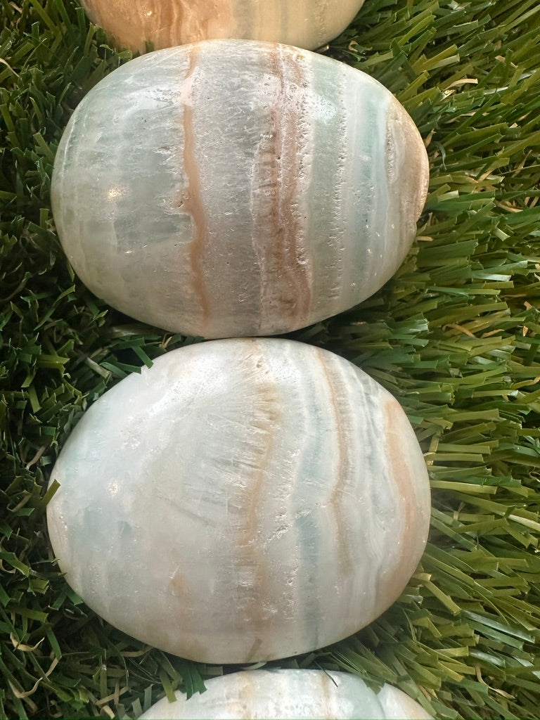 Caribbean Calcite Palm Stones - Adds A Calming Vibe To Your Space