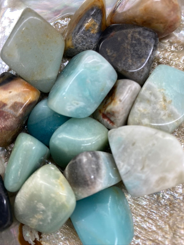 Calcite Caribbean Tumble Stones