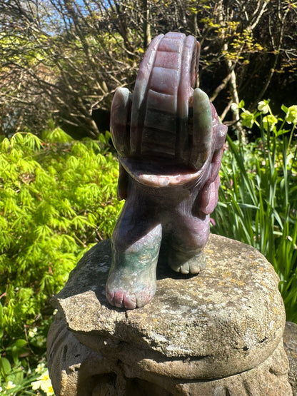 Ocean Jasper Handcarved Elephant