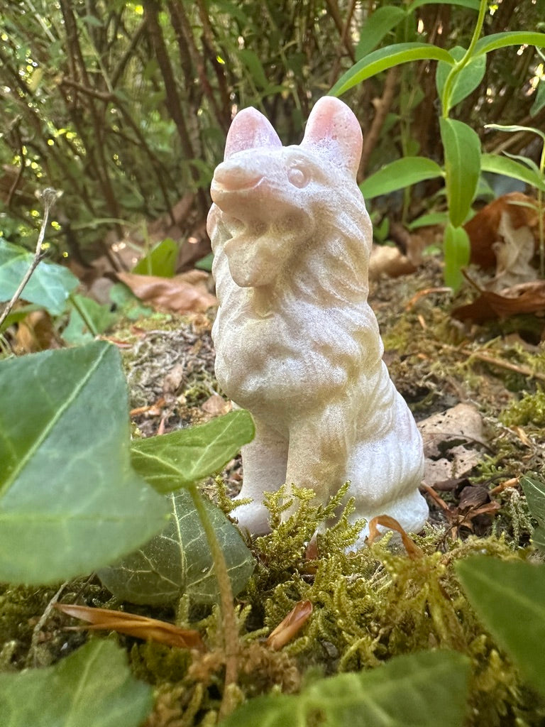 Crystal Handcrafted Alsatian Dogs