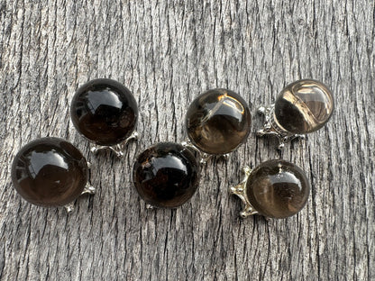 Smoky Quartz Mini Spheres