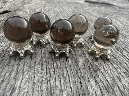 Smoky Quartz Mini Spheres