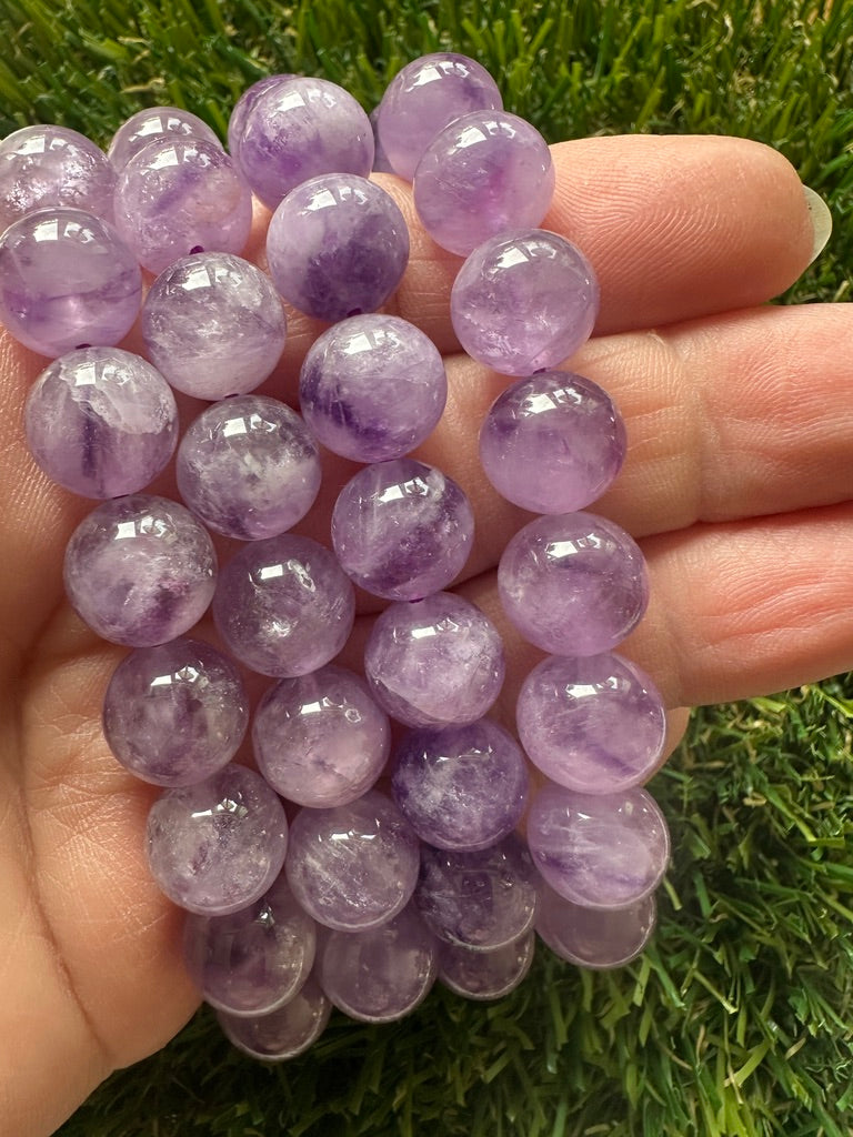 Amethyst Bracelets Large Beads