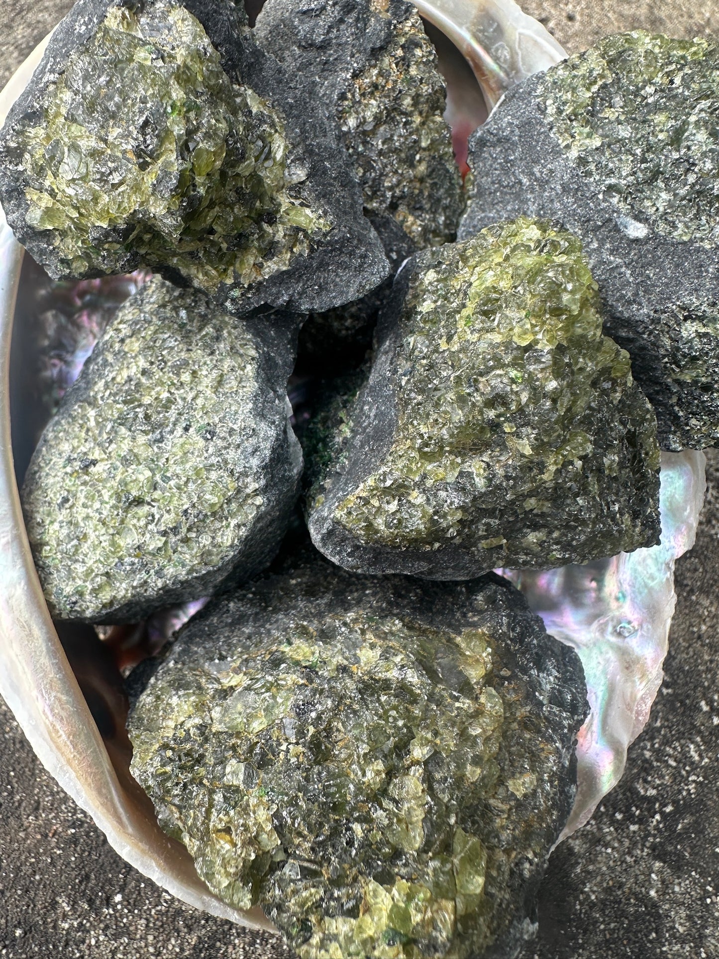 Peridot Raw And Natural Pieces