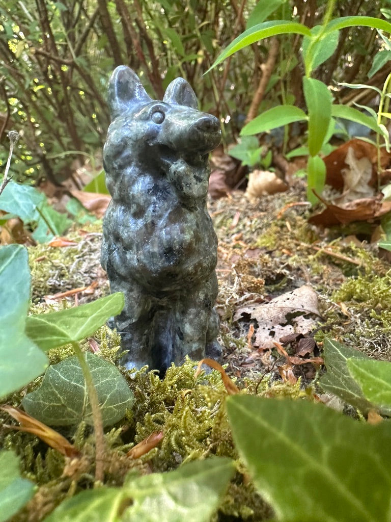 Crystal Handcrafted Alsatian Dogs