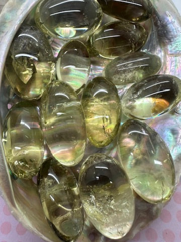 Citrine Mini Palm Stones High Quality