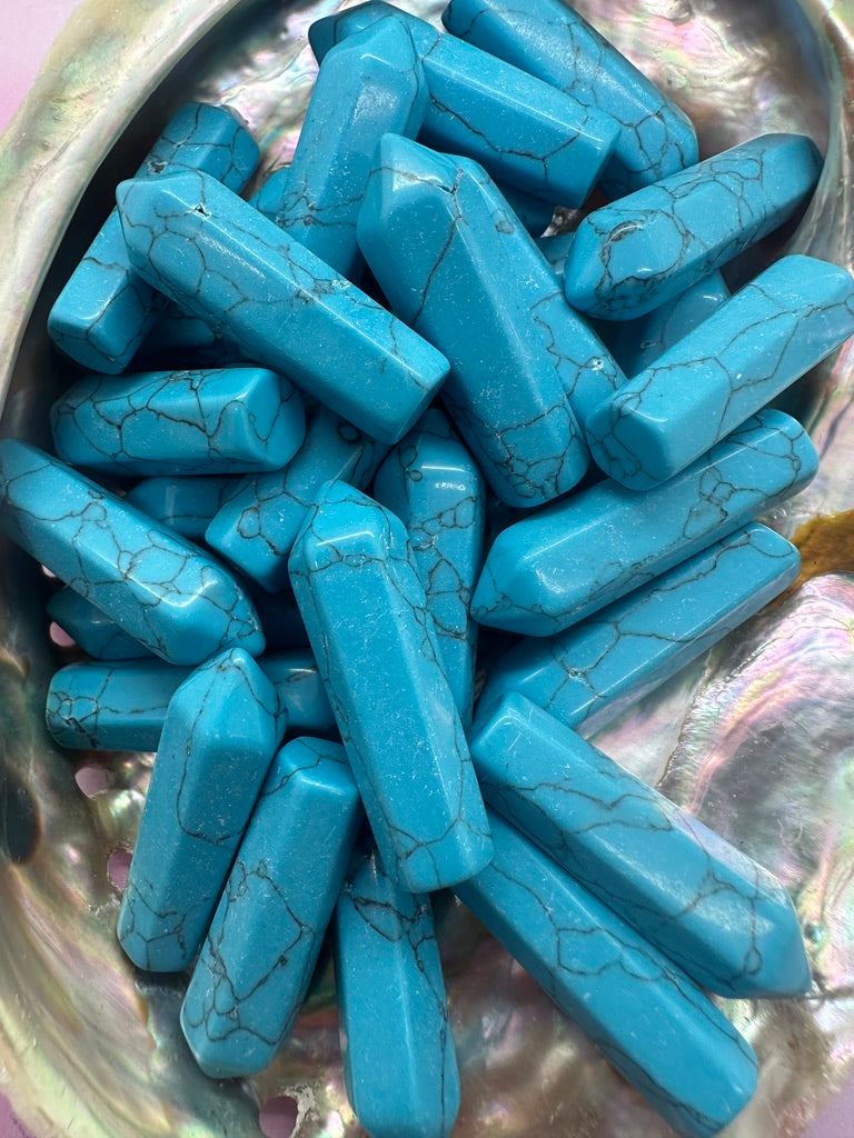 Howlite Blue Mini Points