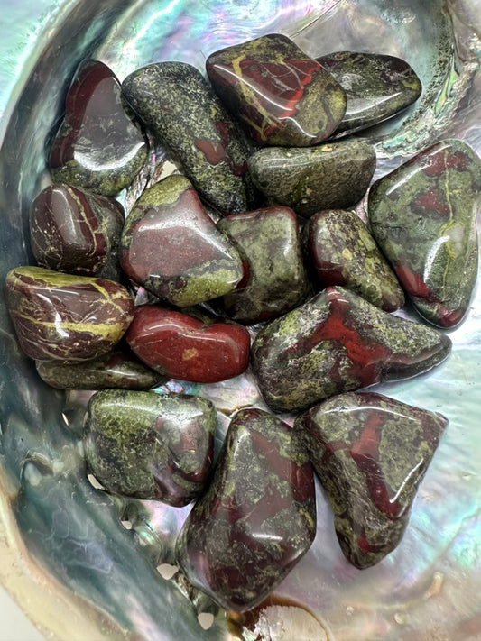 Jasper Dragons Blood Tumble Stone