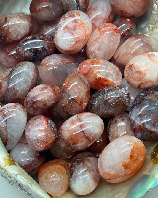 Quartz Fire Tumble Stones