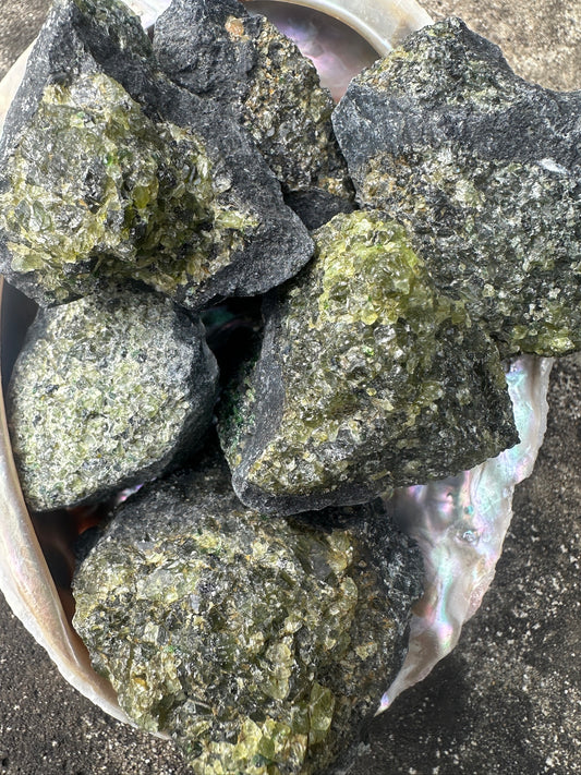Peridot Raw And Natural Pieces