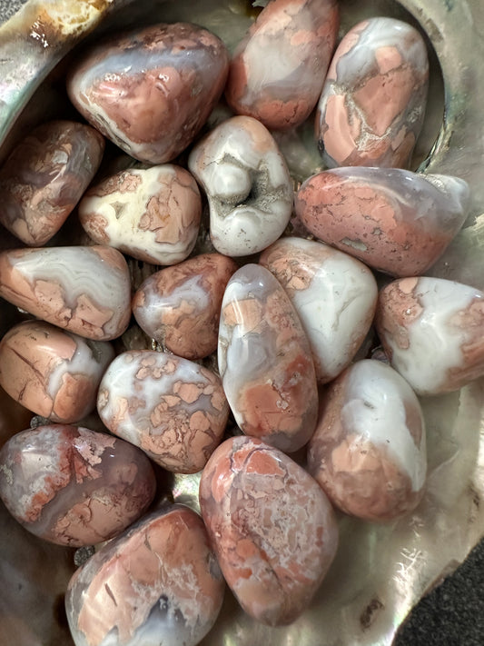 Agate Pink Tumble Stones
