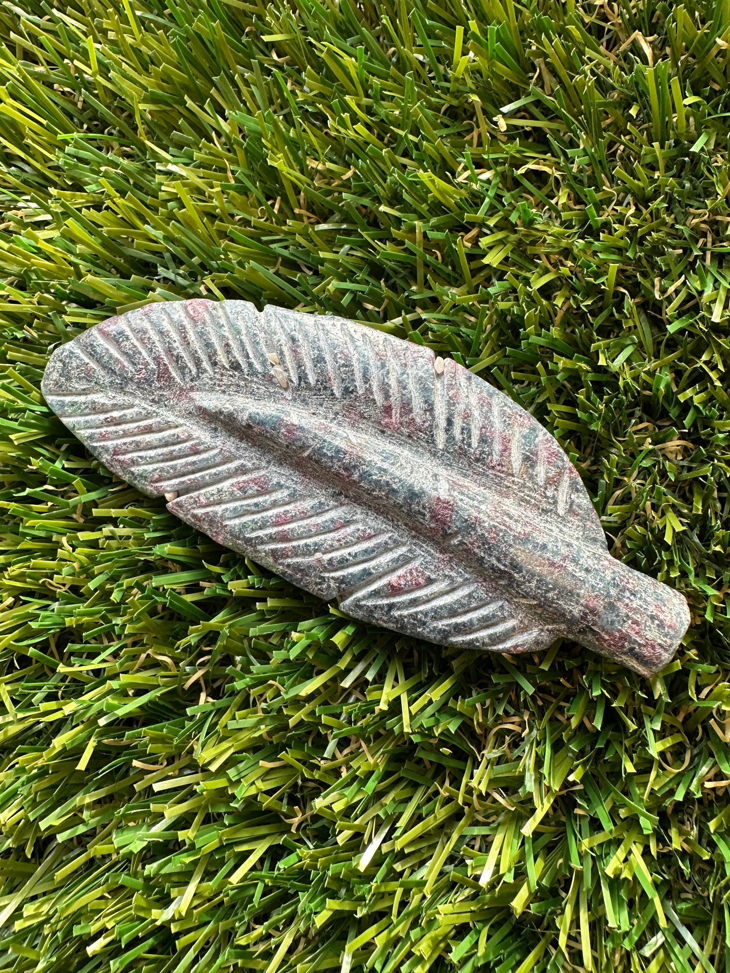 Crystal Feathers Hand-Carved