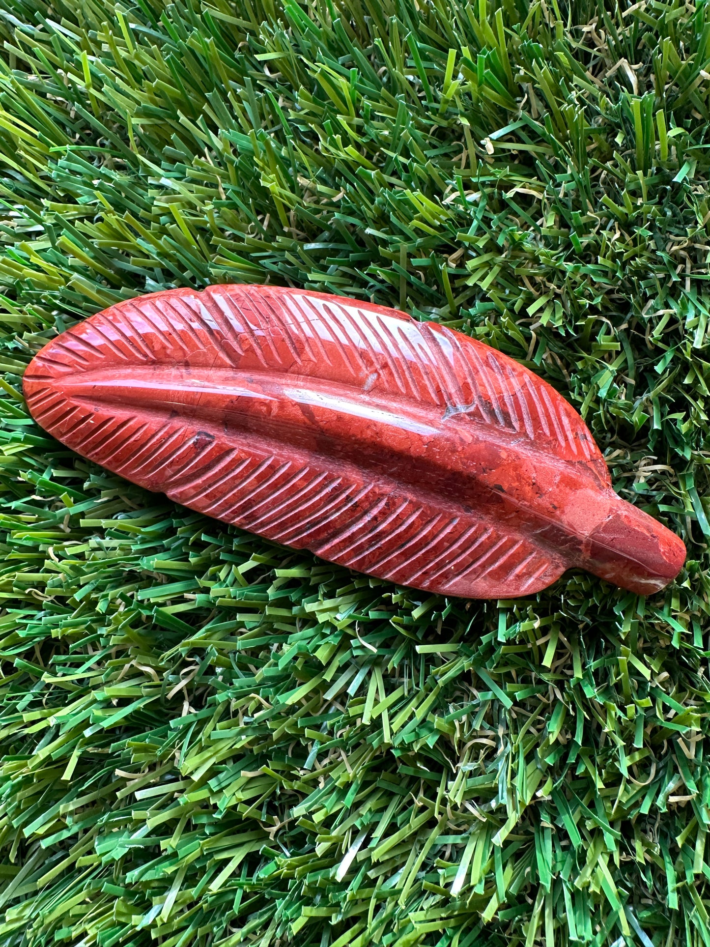 Crystal Feathers Hand-Carved