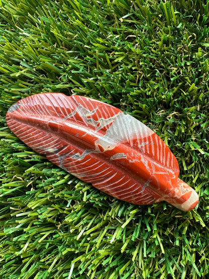 Crystal Feathers Hand-Carved