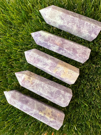 Lepidolite Points