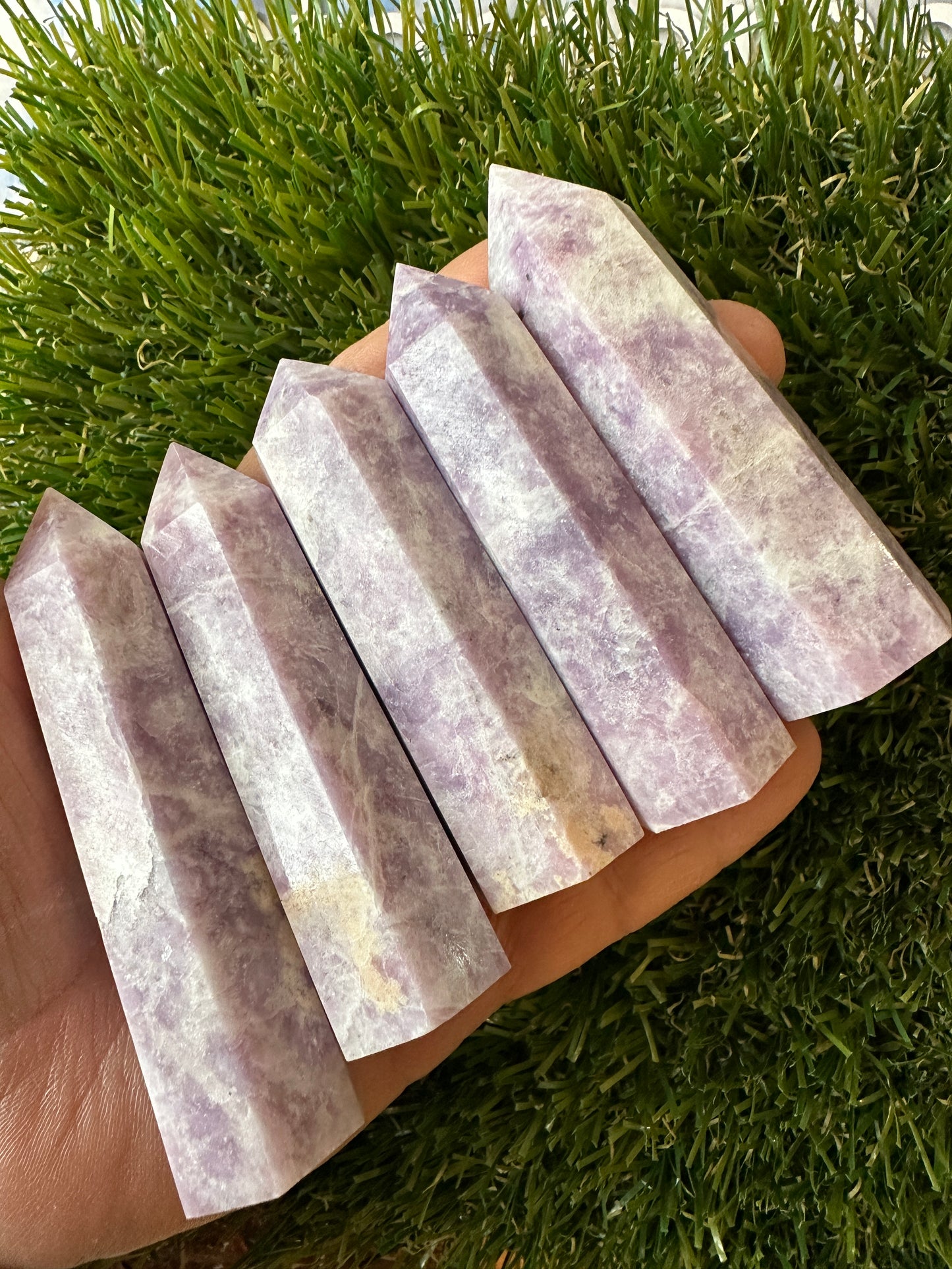 Lepidolite Points