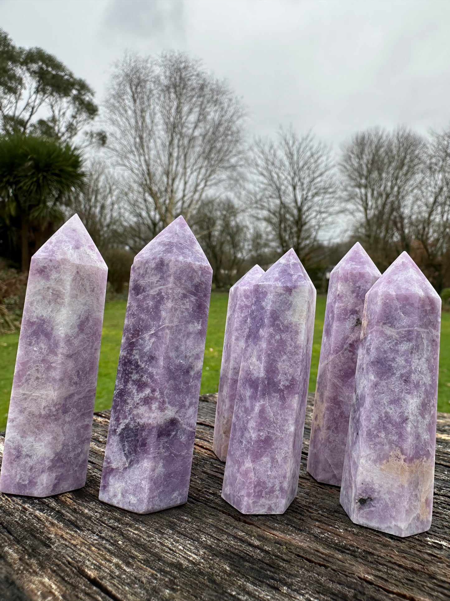 Lepidolite Points