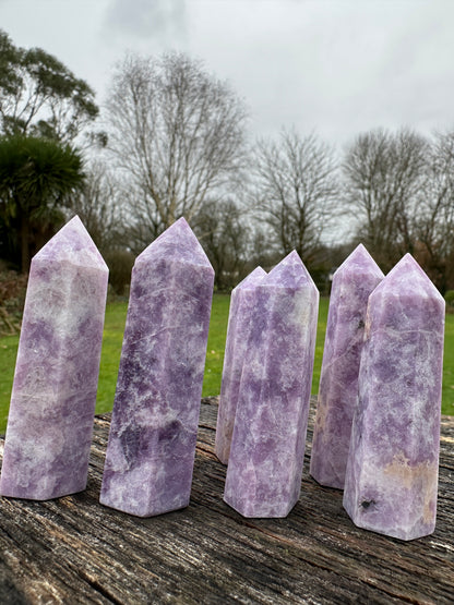 Lepidolite Points