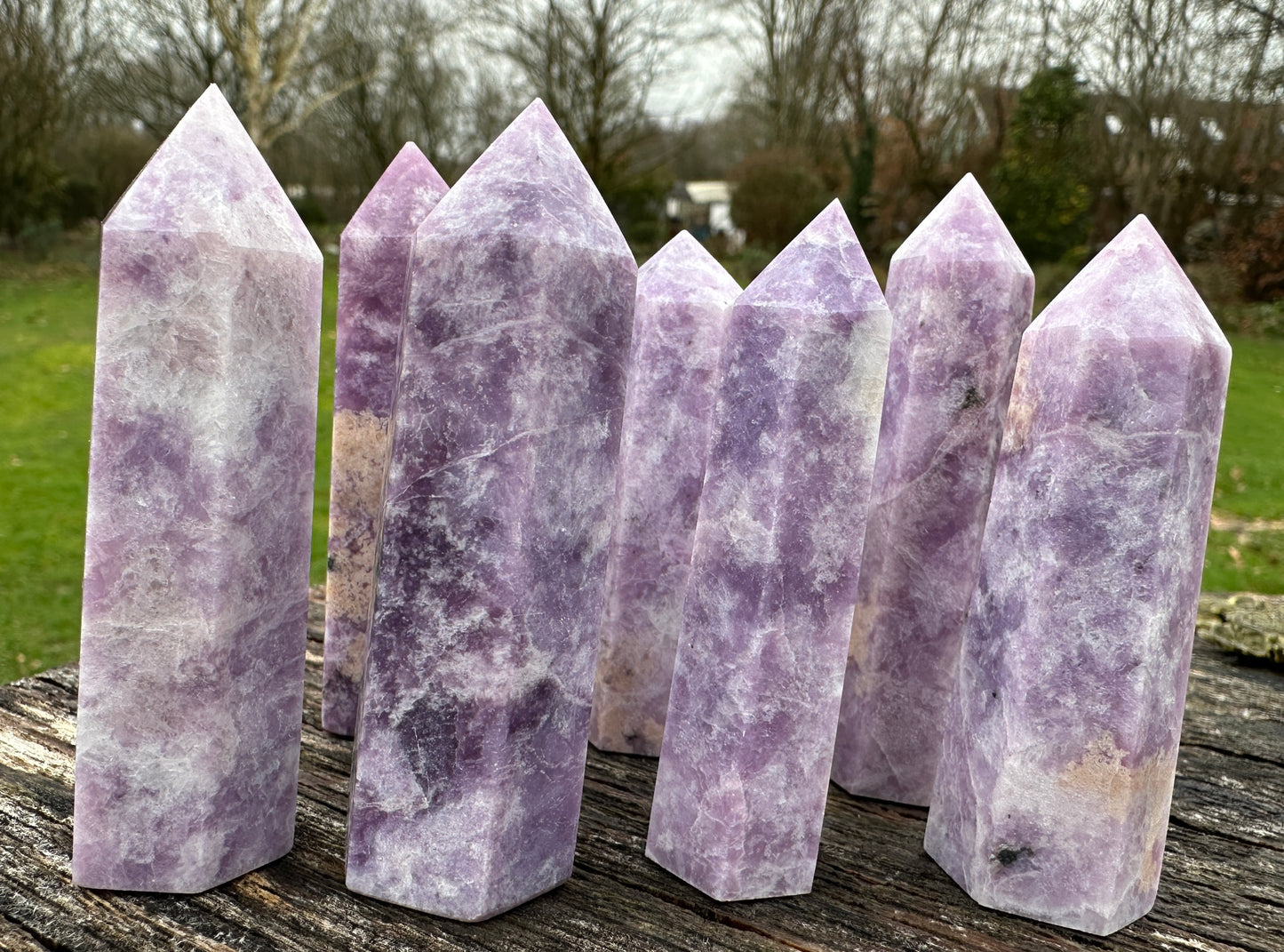 Lepidolite Points