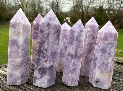 Lepidolite Points