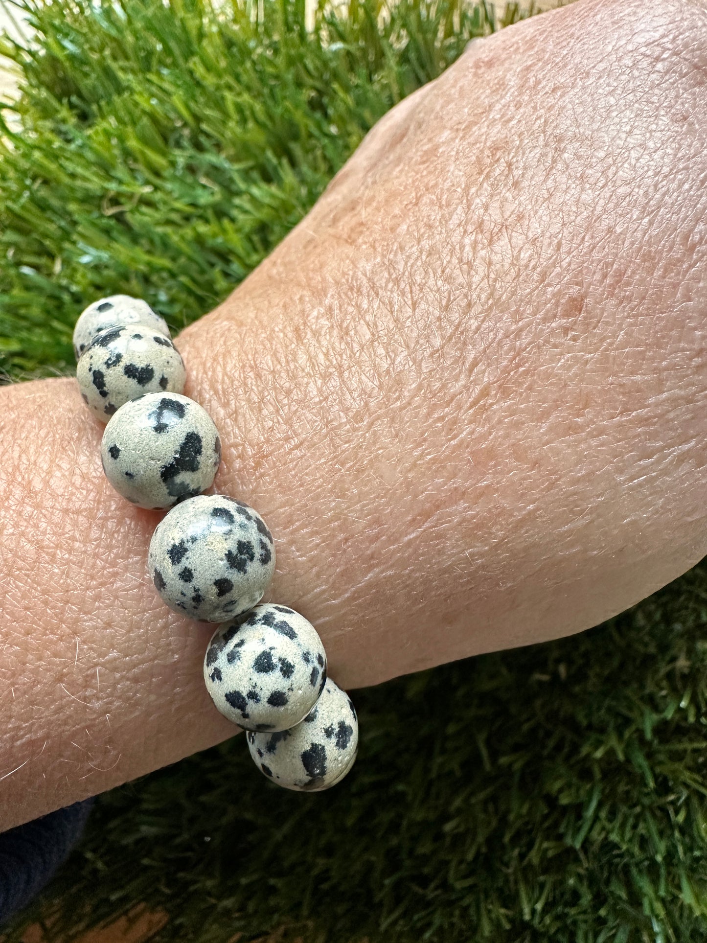 Jasper Dalmation Bracelet