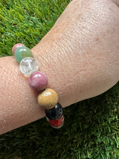 Crystal Chakra Beaded Bracelet