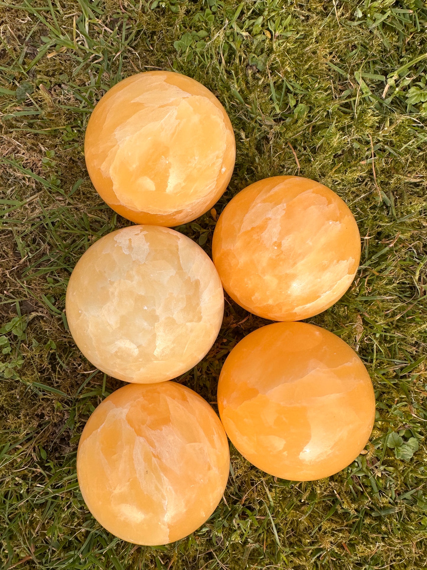 Calcite Orange Spheres